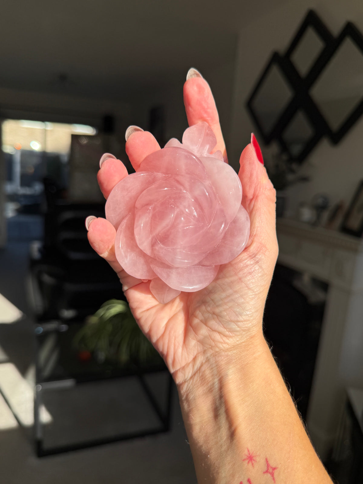 Rose Quartz Rose