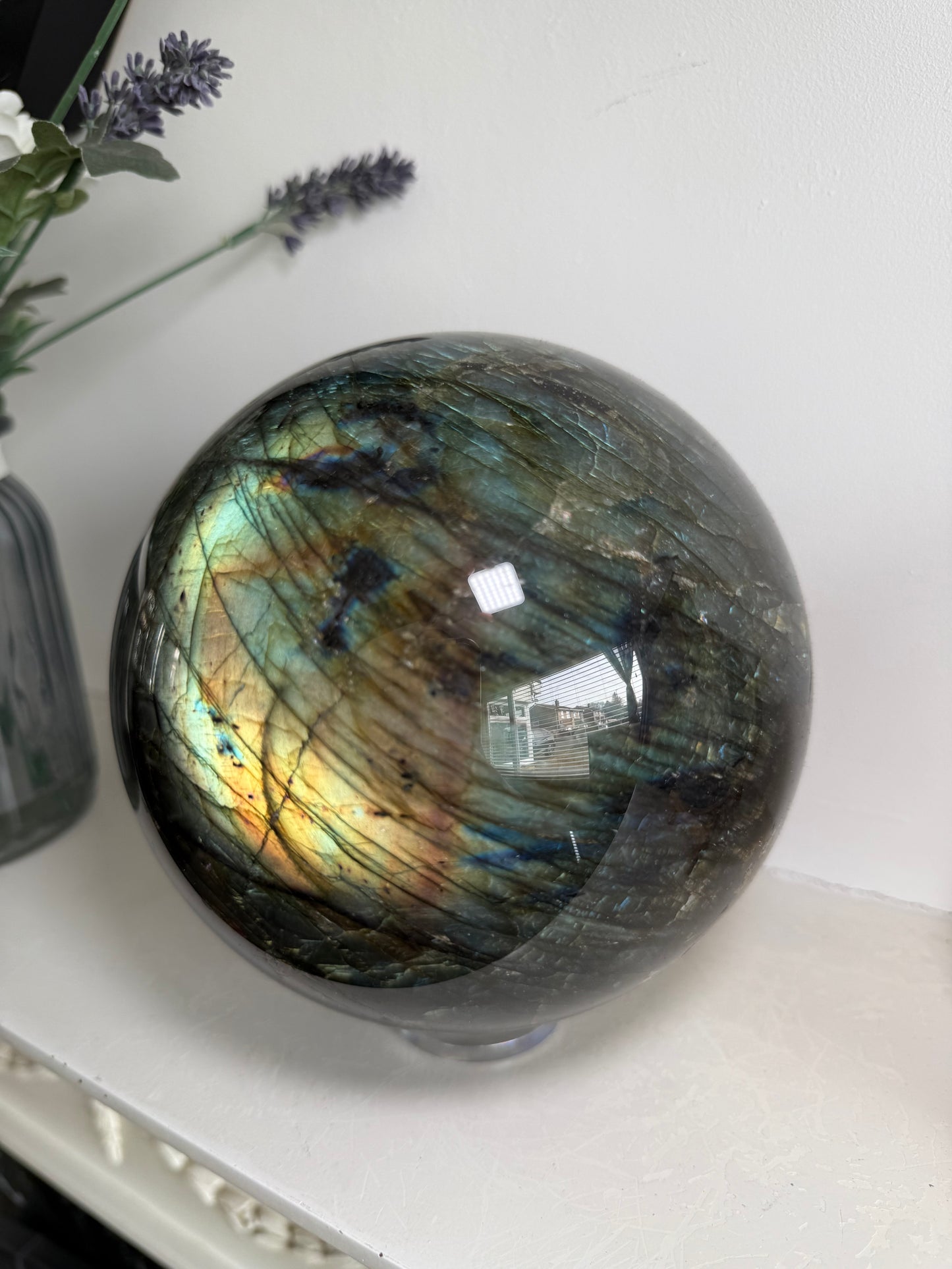 XL Labradorite Sphere - 5.1KG