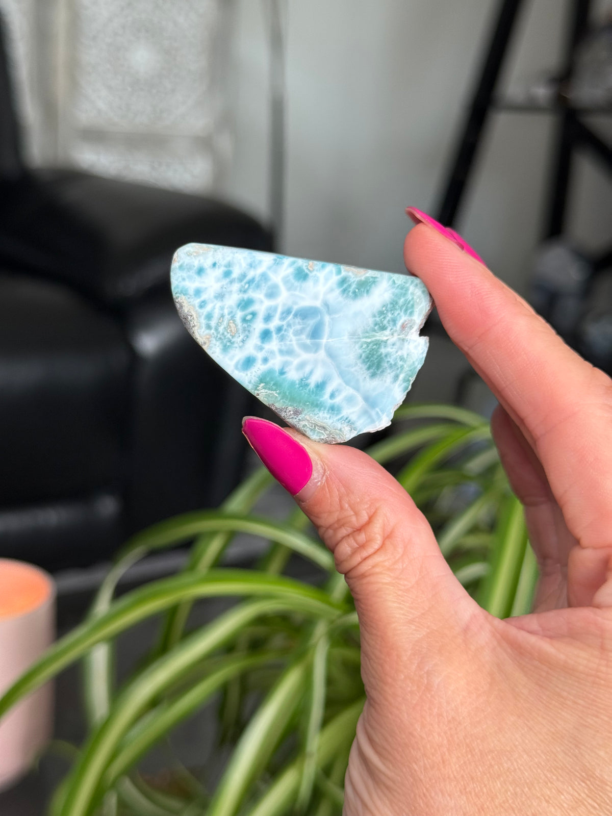 Larimar Polished Slice