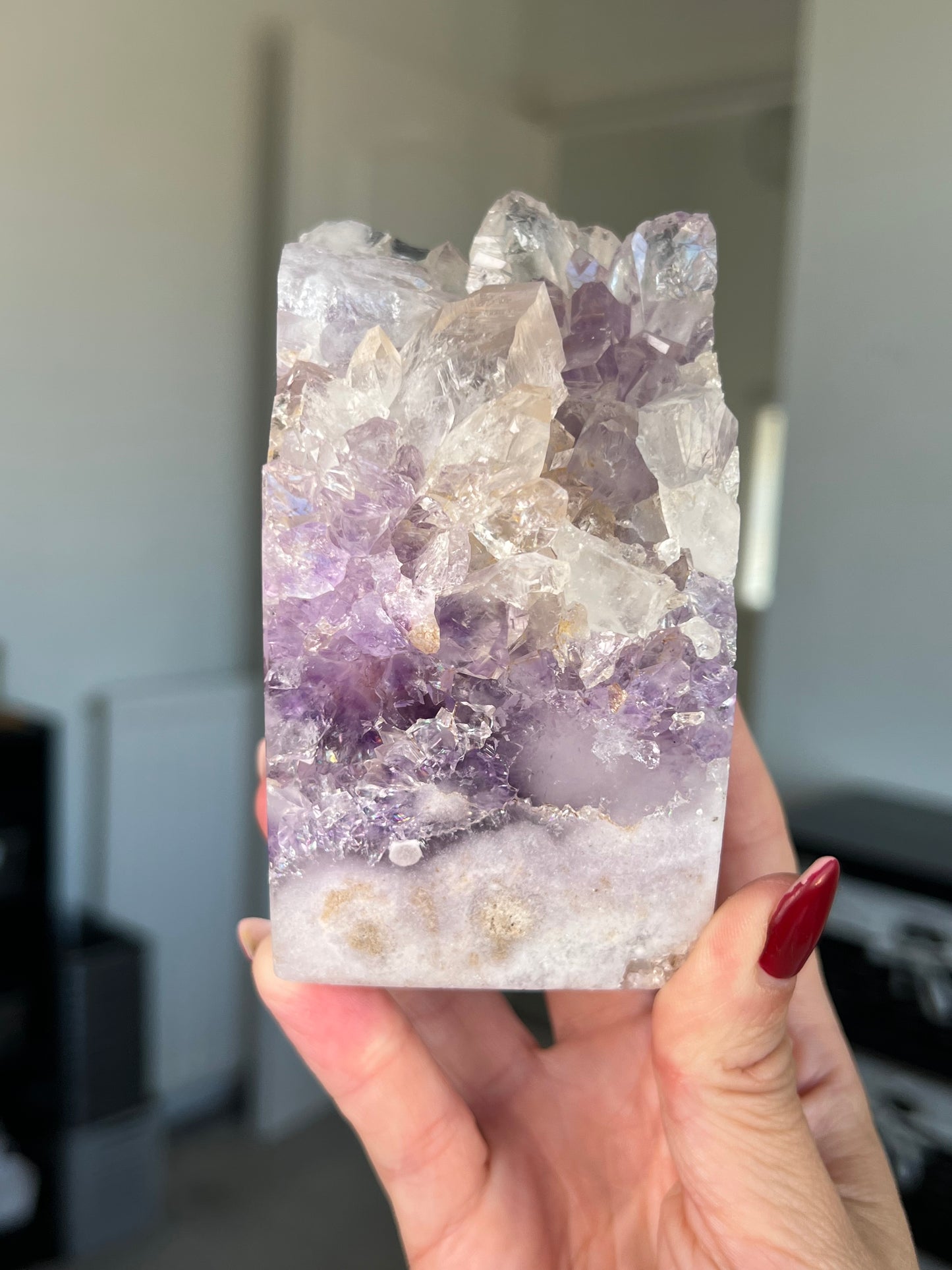 Extra Grade Pink Amethyst Tower