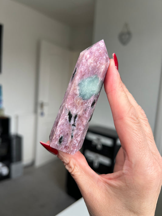 Pink Charoite Tower