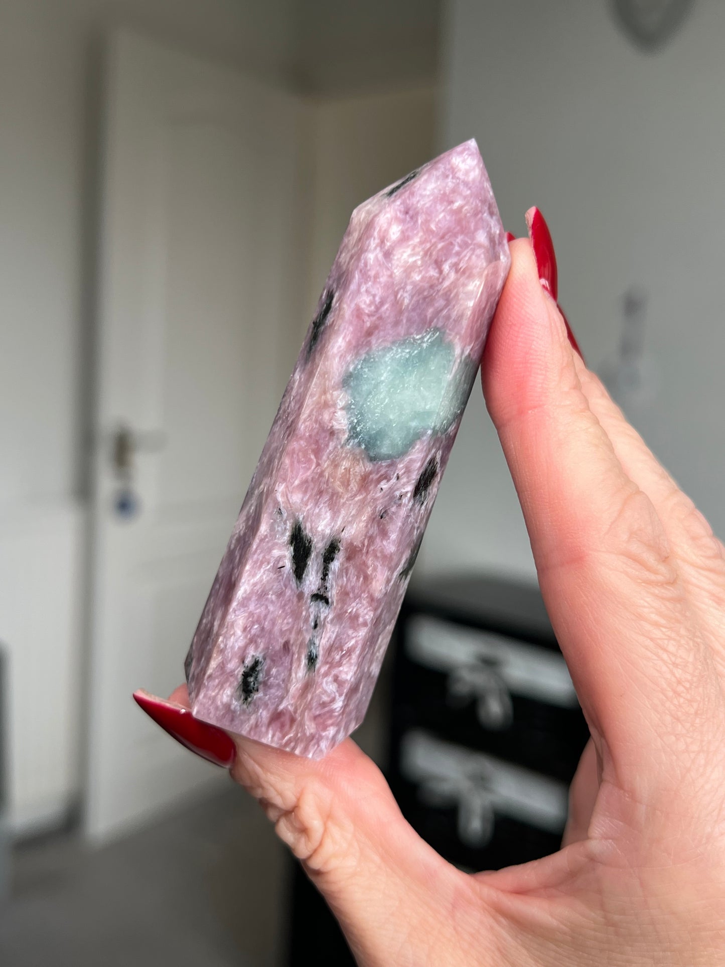 Pink Charoite Tower