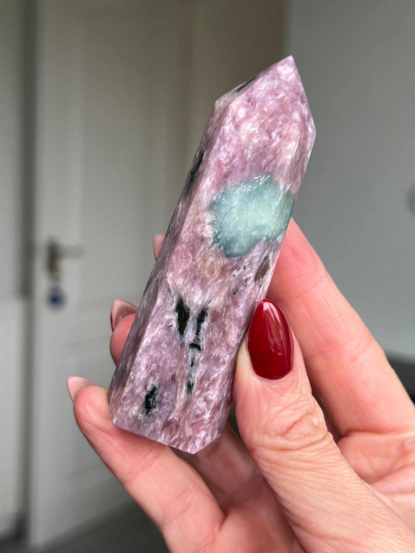 Pink Charoite Tower