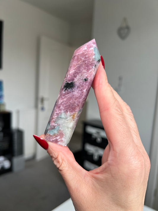 Pink Charoite Tower