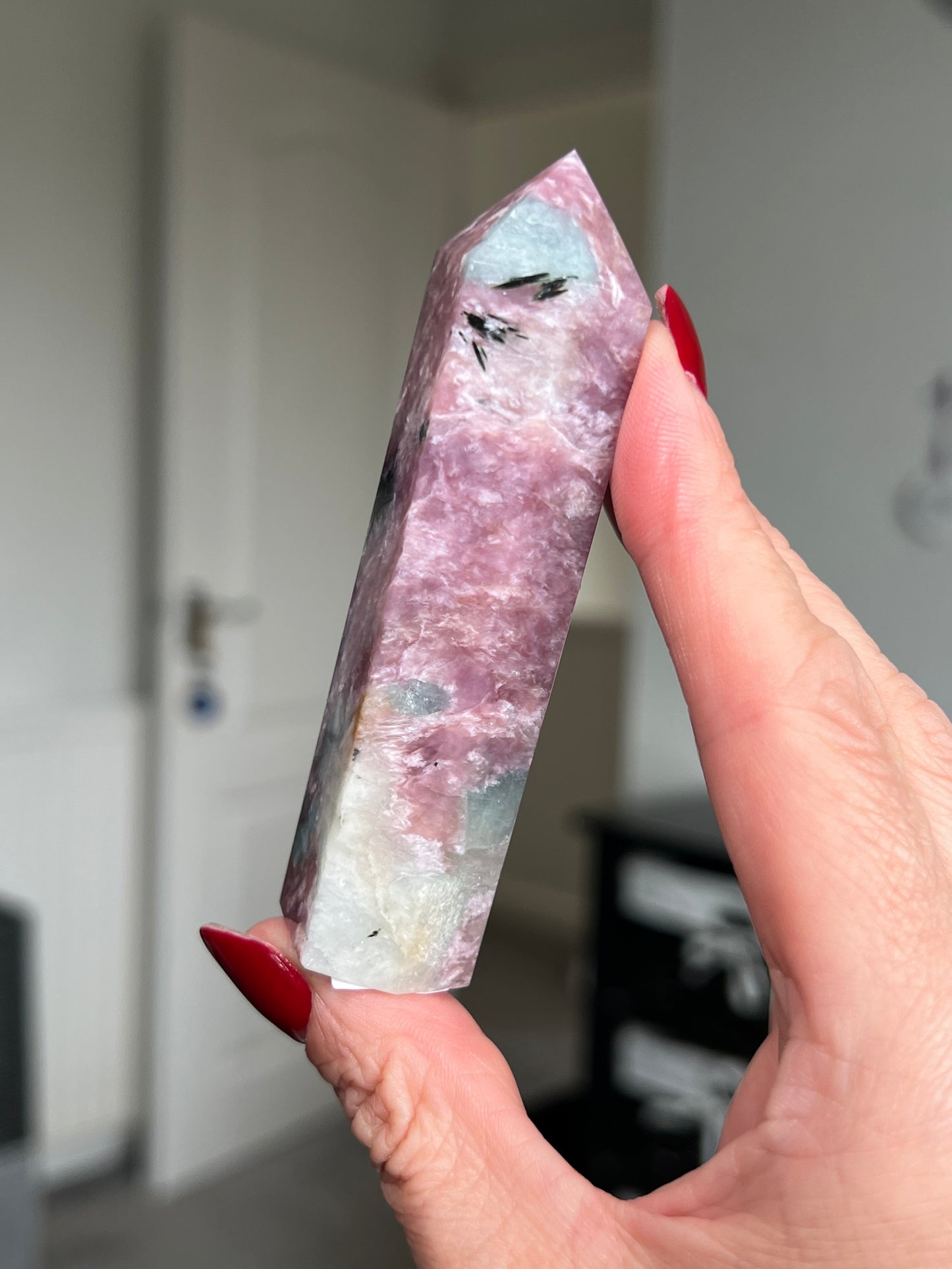 Pink Charoite Tower