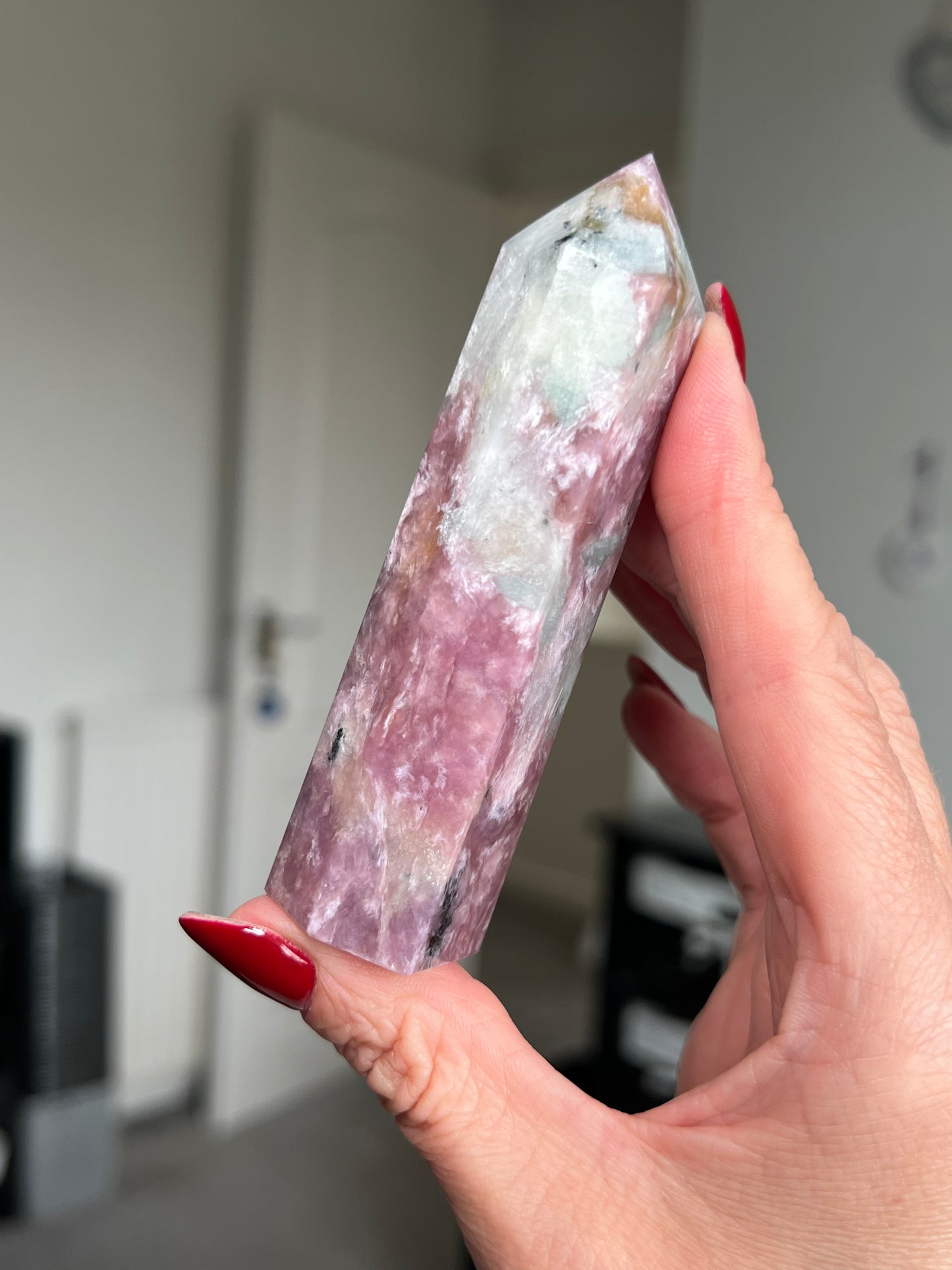 Pink Charoite Tower