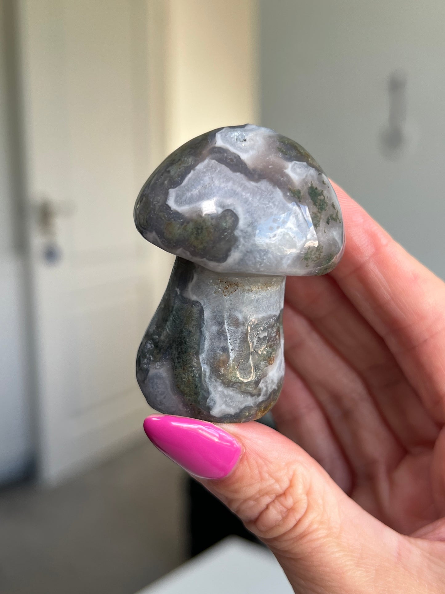 Moss Agate Mushrooms