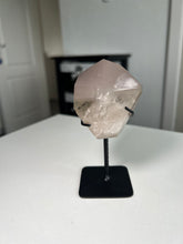 Load image into Gallery viewer, Smokey Quartz Pink Lithium Freeform On Stand With Rutile!
