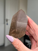 Load image into Gallery viewer, Smokey Quartz Pink Lithium Tower
