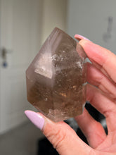 Load image into Gallery viewer, Smokey Quartz Pink Lithium Tower
