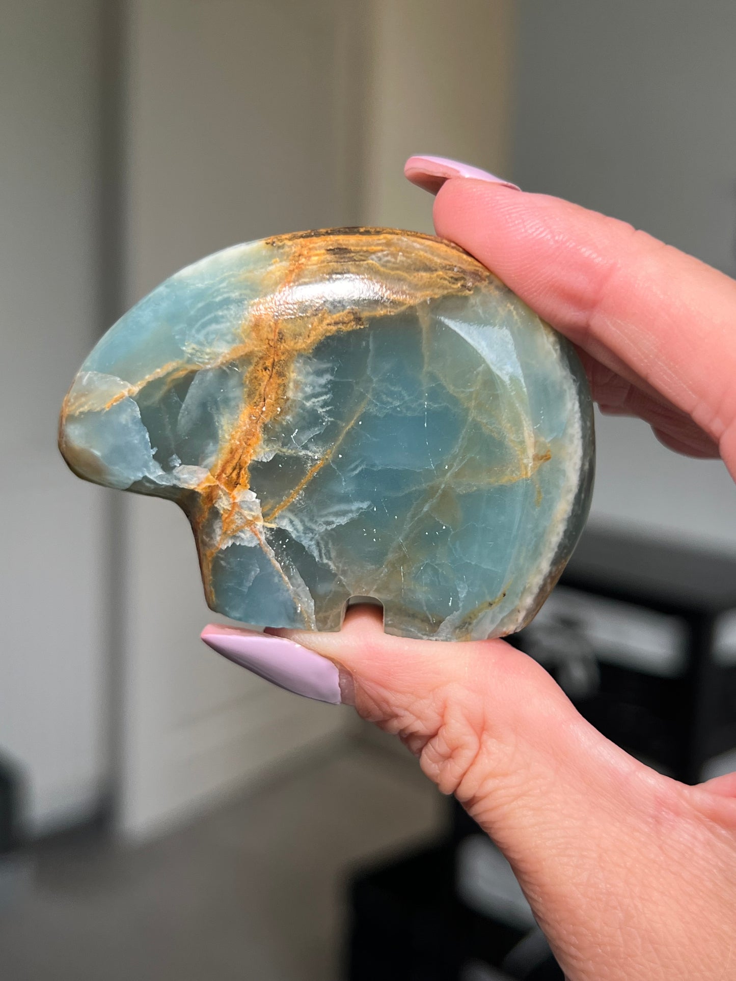 Blue Onyx Zuni Bears - Intuitively Chosen