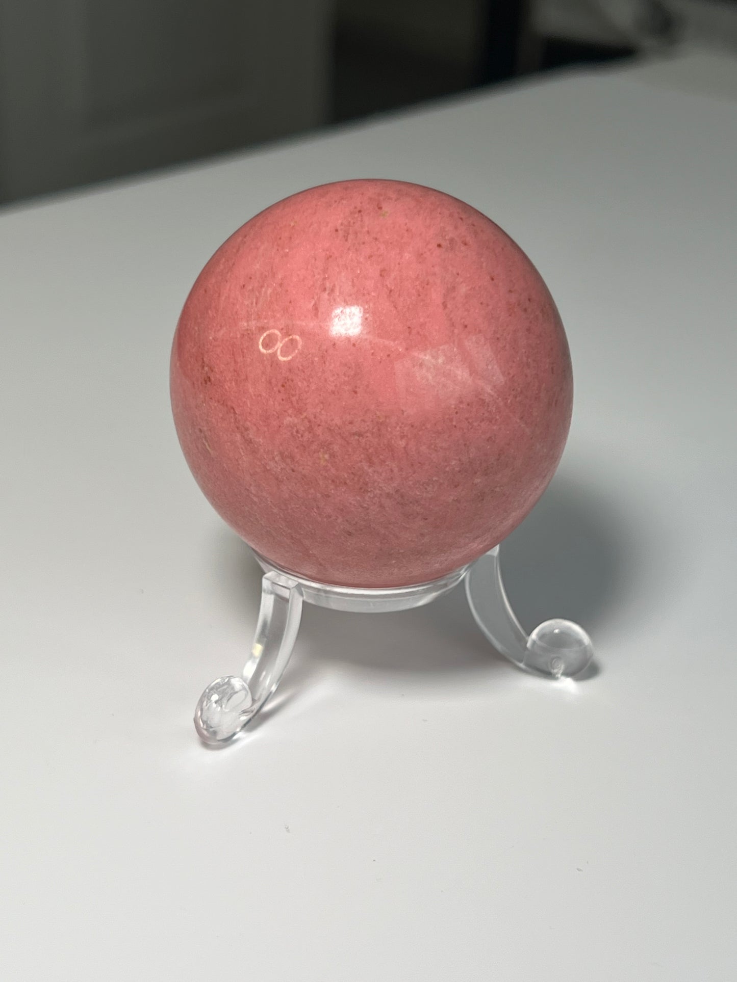 Thulite Sphere With Stand