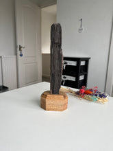 Load image into Gallery viewer, Indonesian Perimineralized Wood On Custom Wooden Stand
