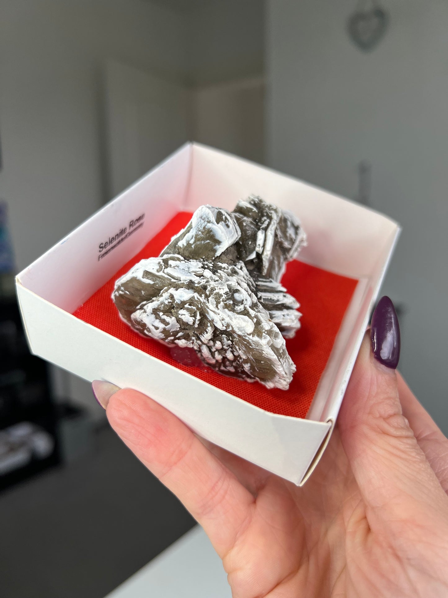 Rare Selenite Rose