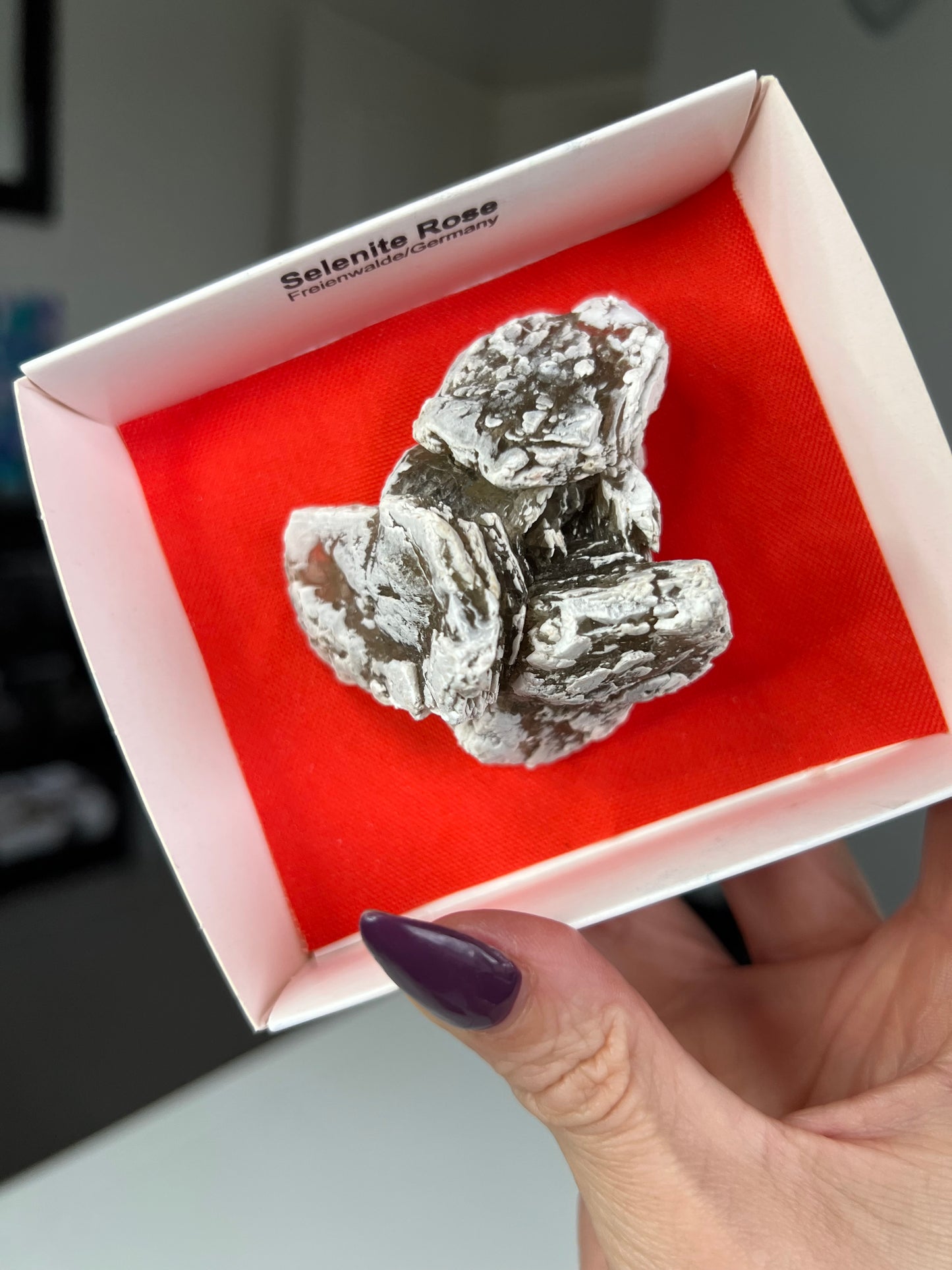 Rare Selenite Rose