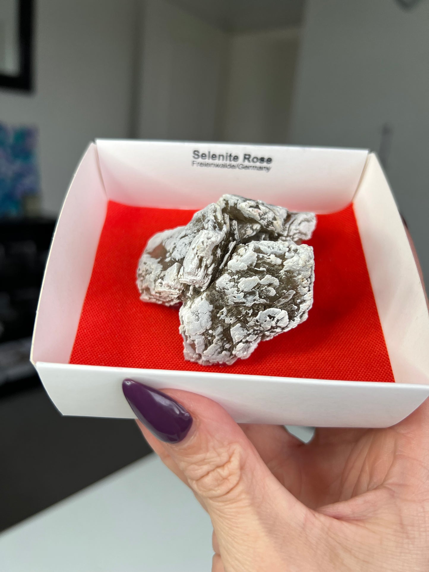 Rare Selenite Rose