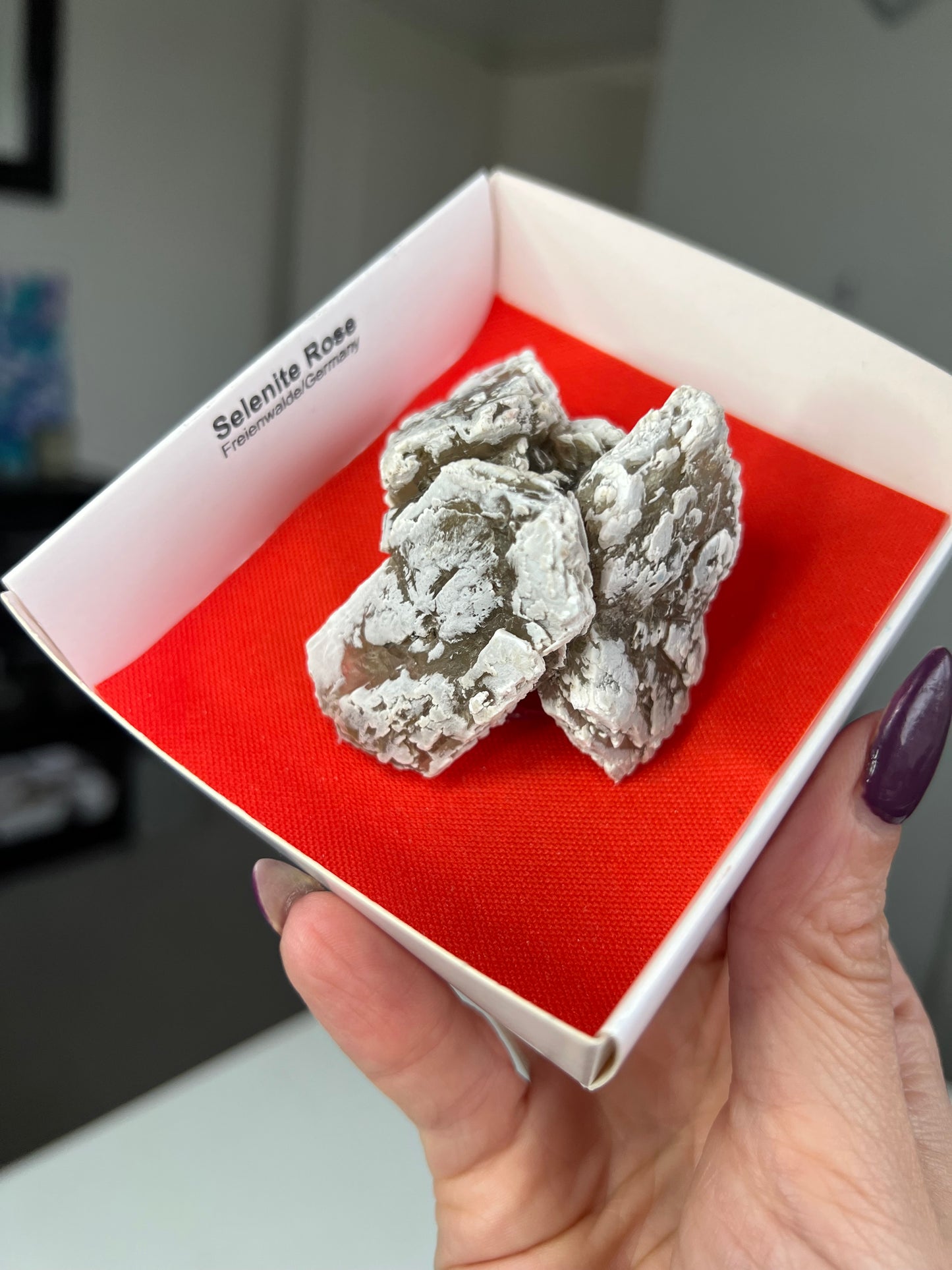 Rare Selenite Rose