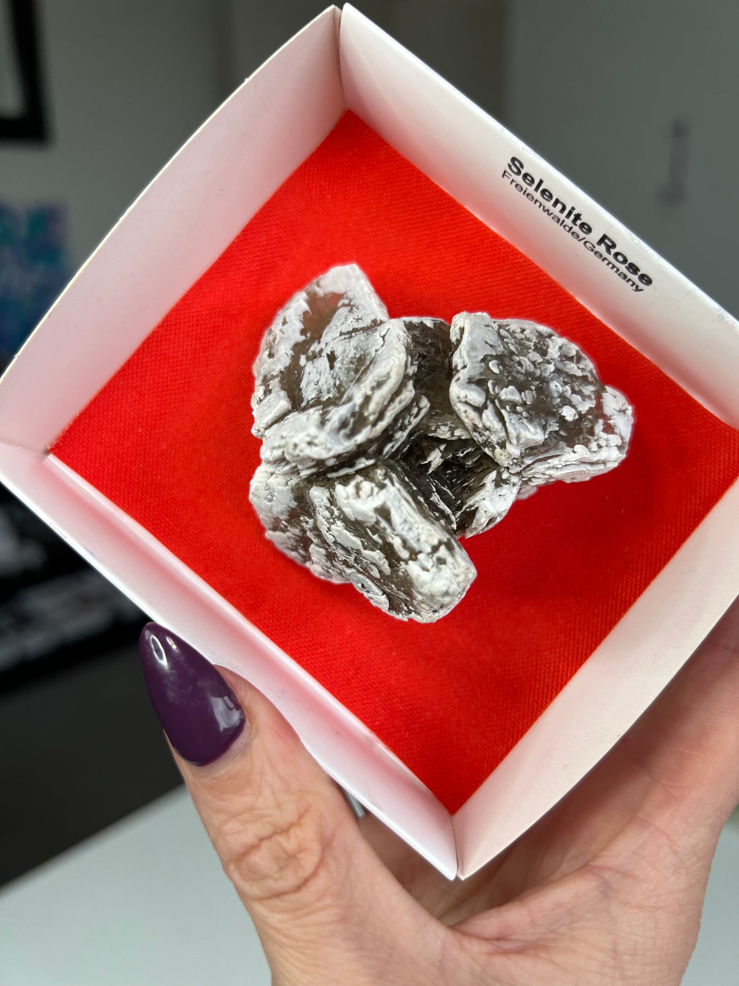 Rare Selenite Rose