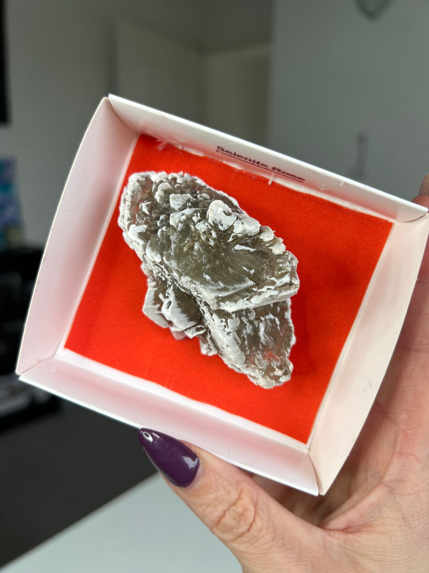 Rare Selenite Rose