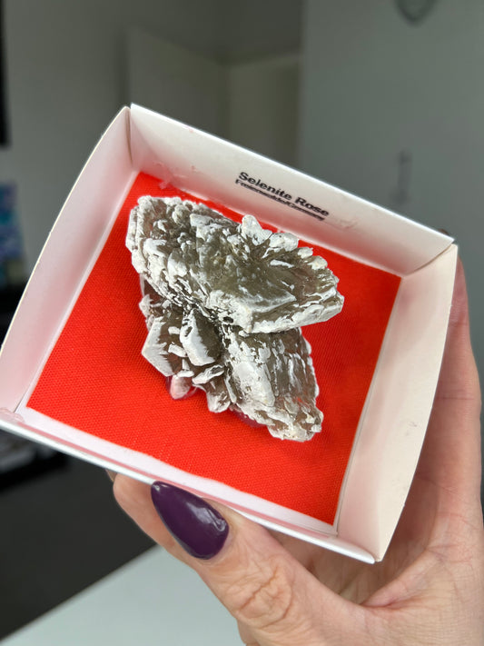 Rare Selenite Rose