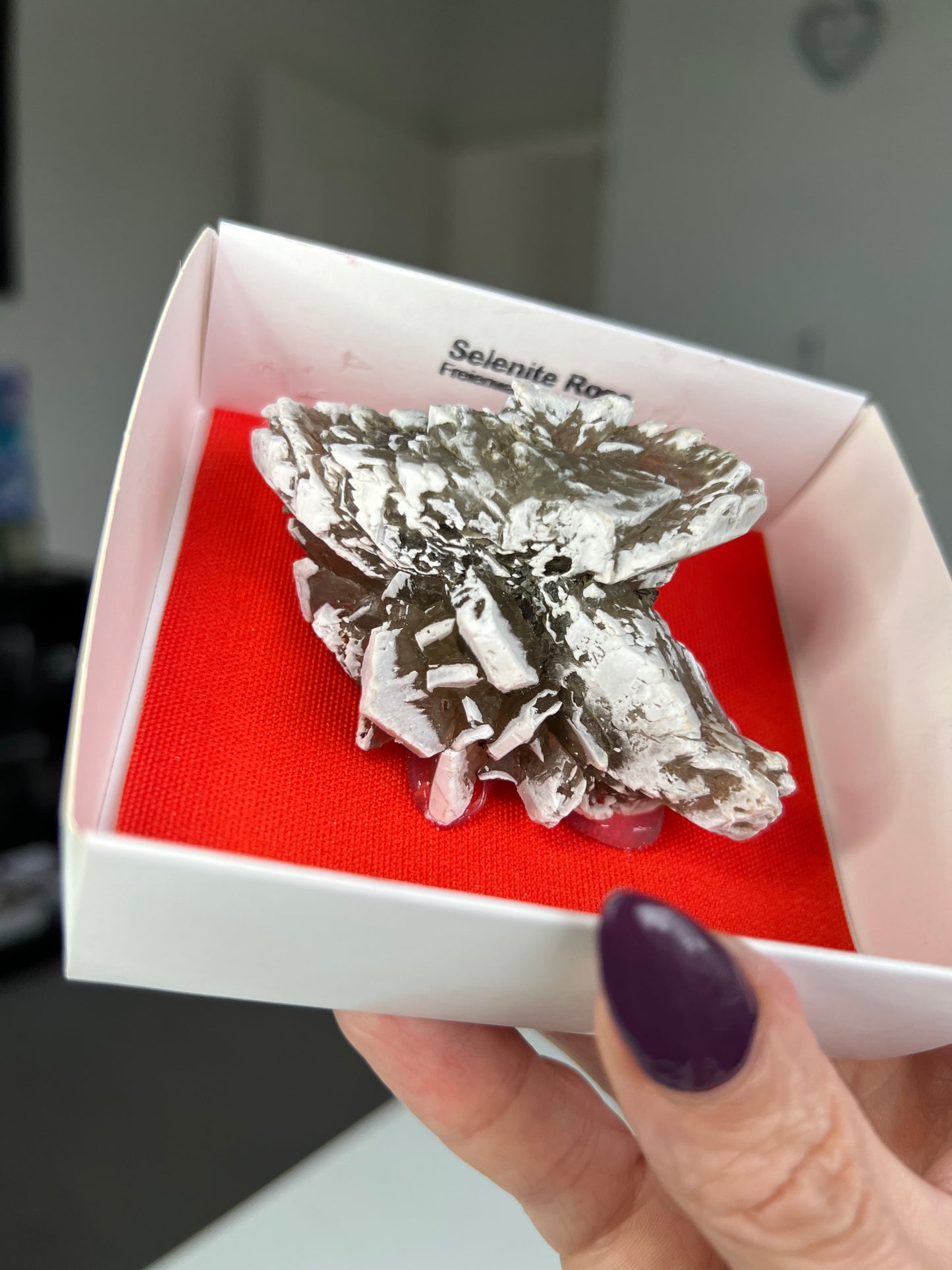 Rare Selenite Rose