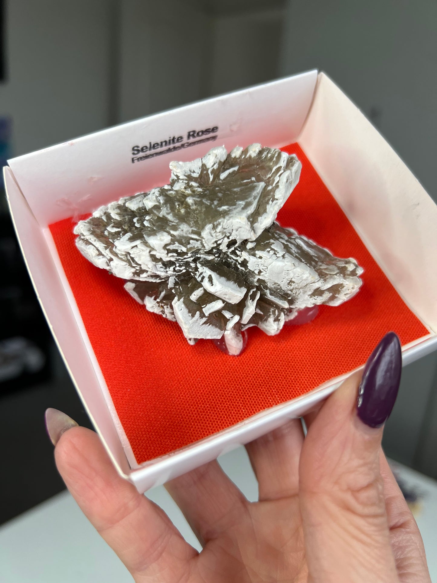 Rare Selenite Rose