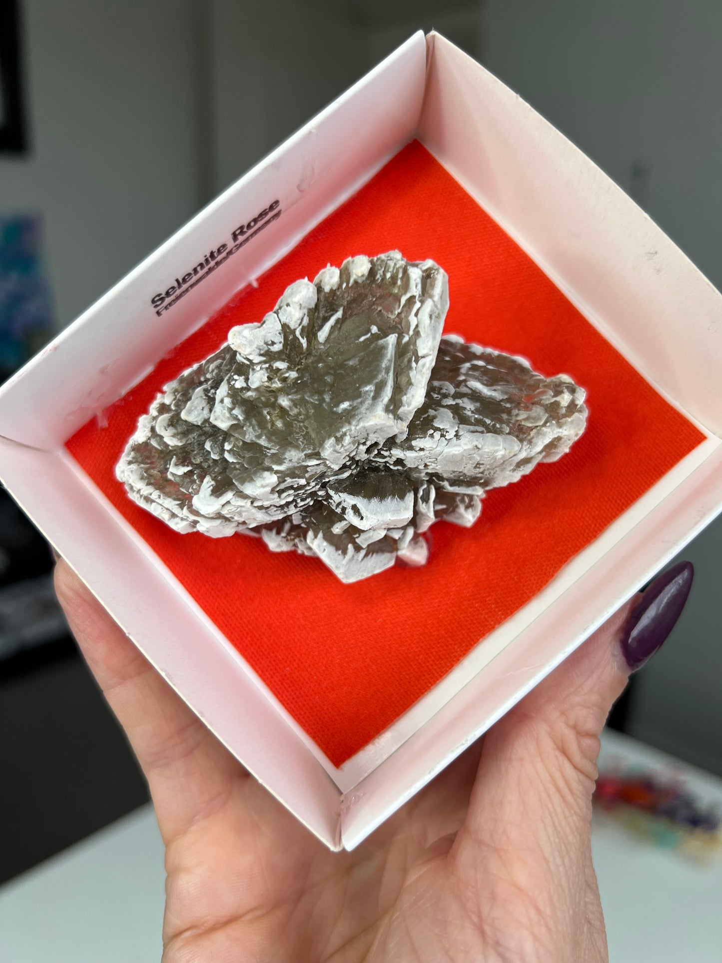 Rare Selenite Rose