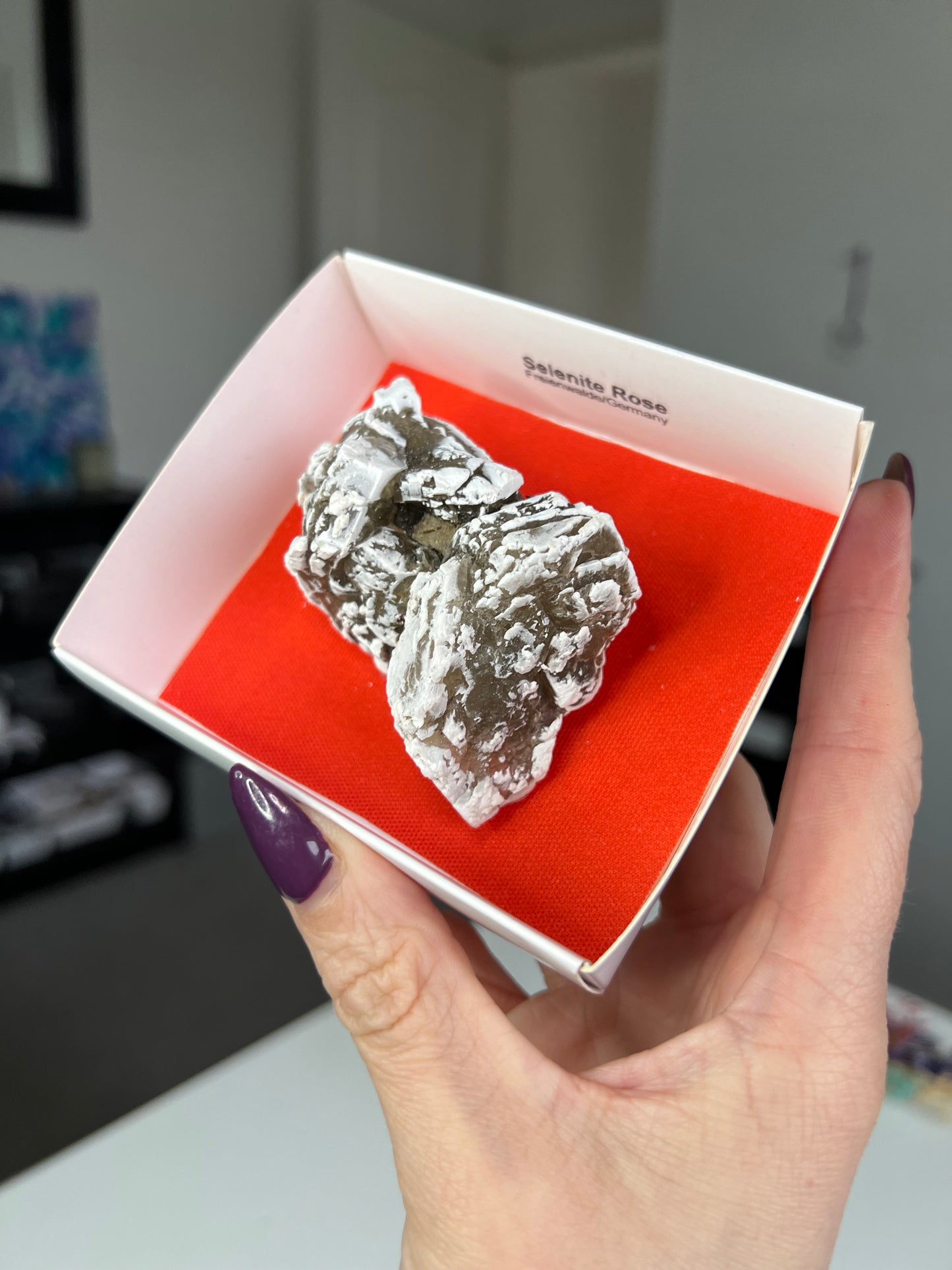 Rare Selenite Rose