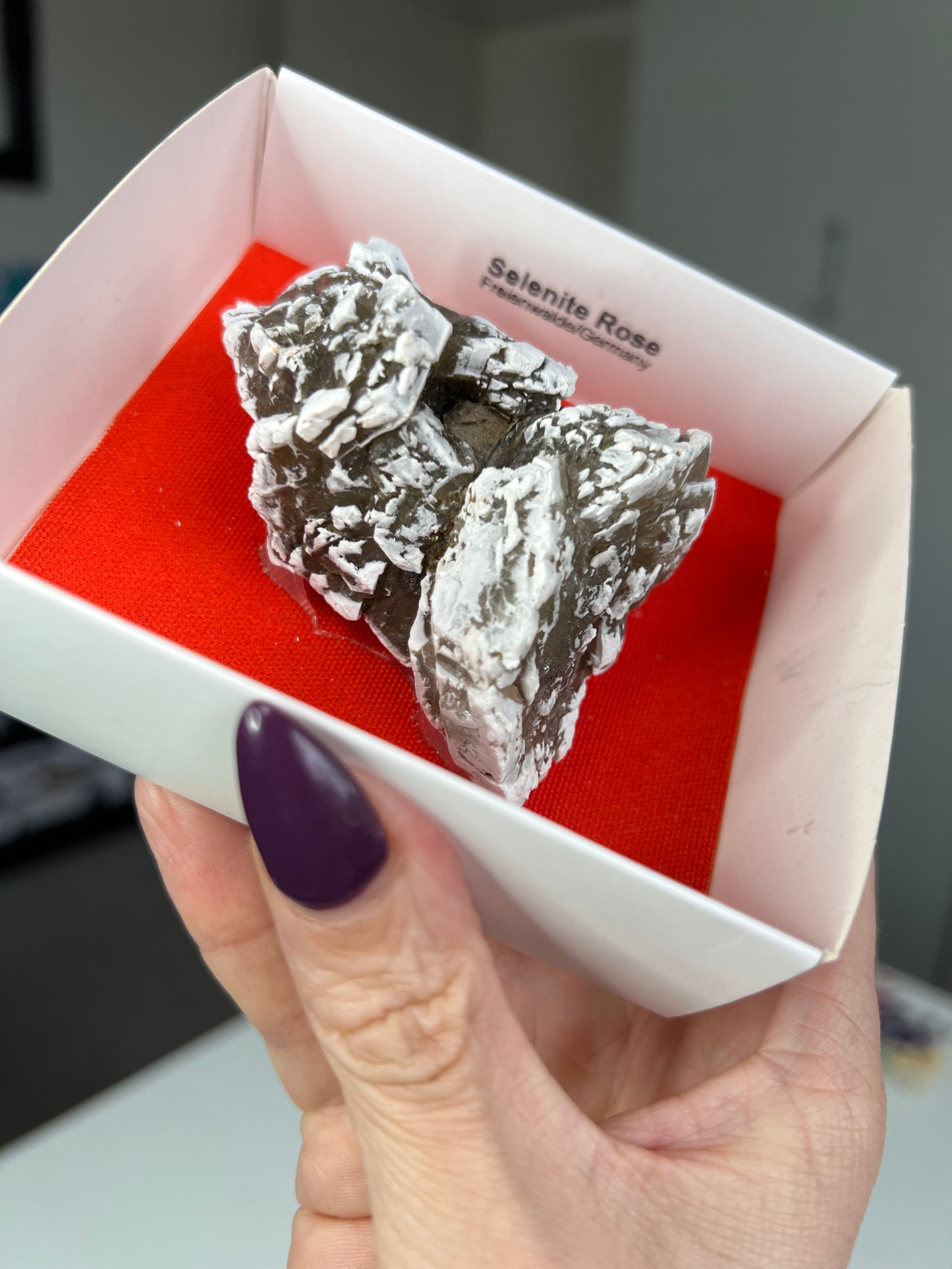 Rare Selenite Rose