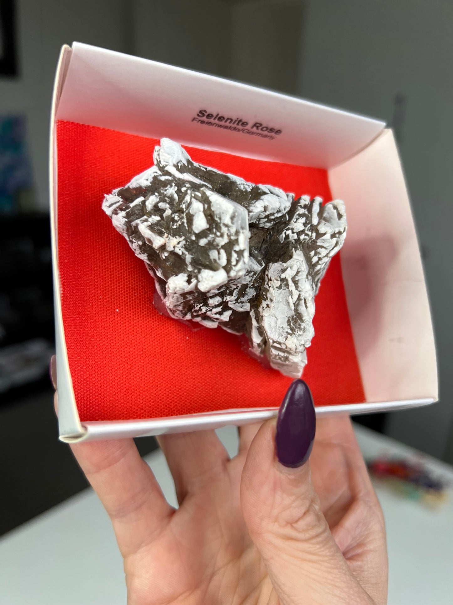 Rare Selenite Rose
