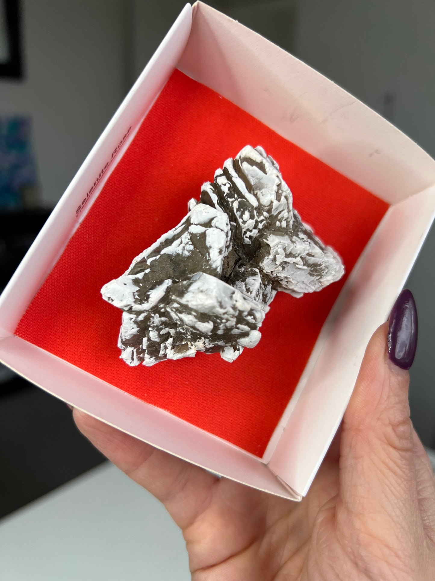 Rare Selenite Rose