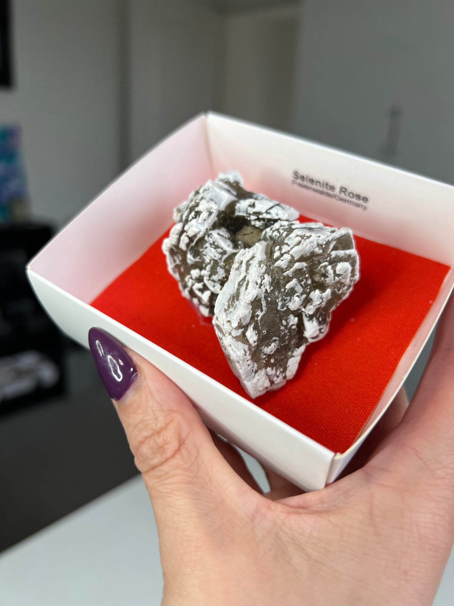Rare Selenite Rose