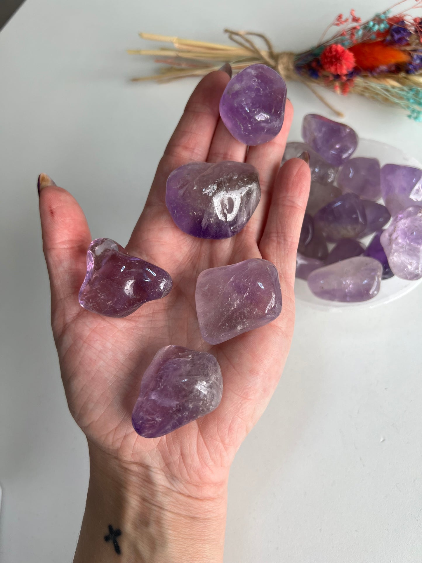 Chunky Brazilian Amethyst Tumbles