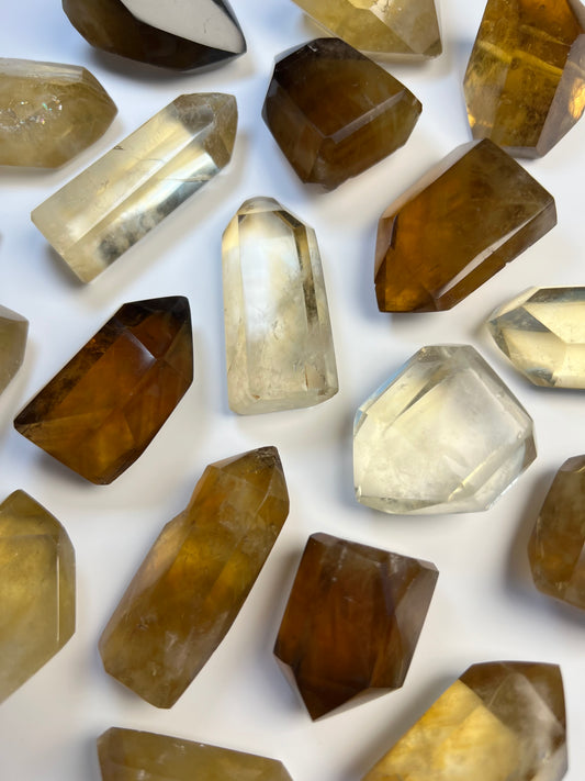 Natural Mini Citrine Points - Madagascar