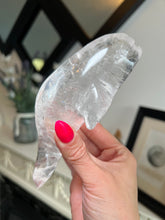 Load image into Gallery viewer, Hand Carved Clear Quartz Whale
