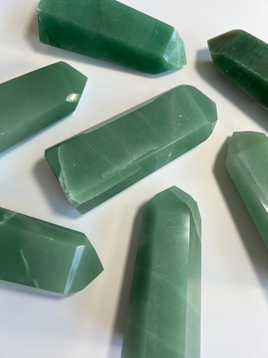 Brazilian Green Aventurine Towers