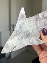 Load image into Gallery viewer, Pink Amethyst Shark With Stand
