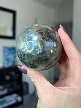 Load image into Gallery viewer, Labradorite Sphere With Stand
