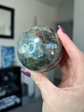 Load image into Gallery viewer, Labradorite Sphere With Stand
