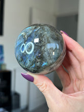 Load image into Gallery viewer, Labradorite Sphere With Stand
