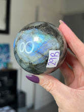 Load image into Gallery viewer, Labradorite Sphere With Stand
