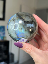 Load image into Gallery viewer, Labradorite Sphere With Stand
