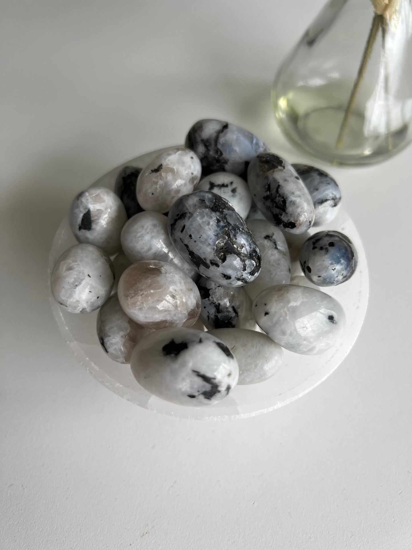 Rainbow Moonstone Tumbles