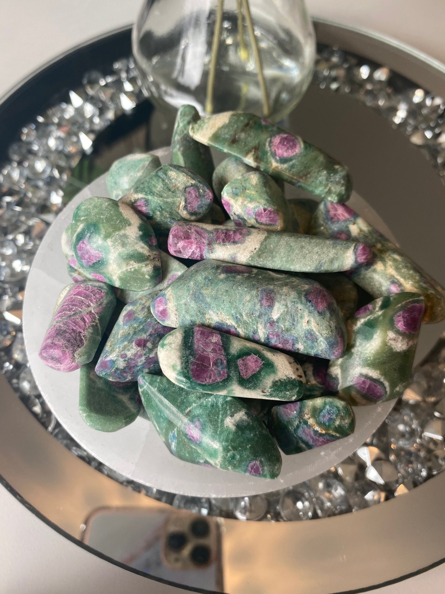Ruby In Fuchsite Tumbles