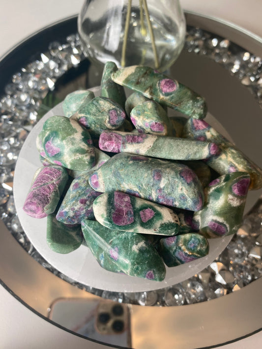 Ruby In Fuchsite Tumbles