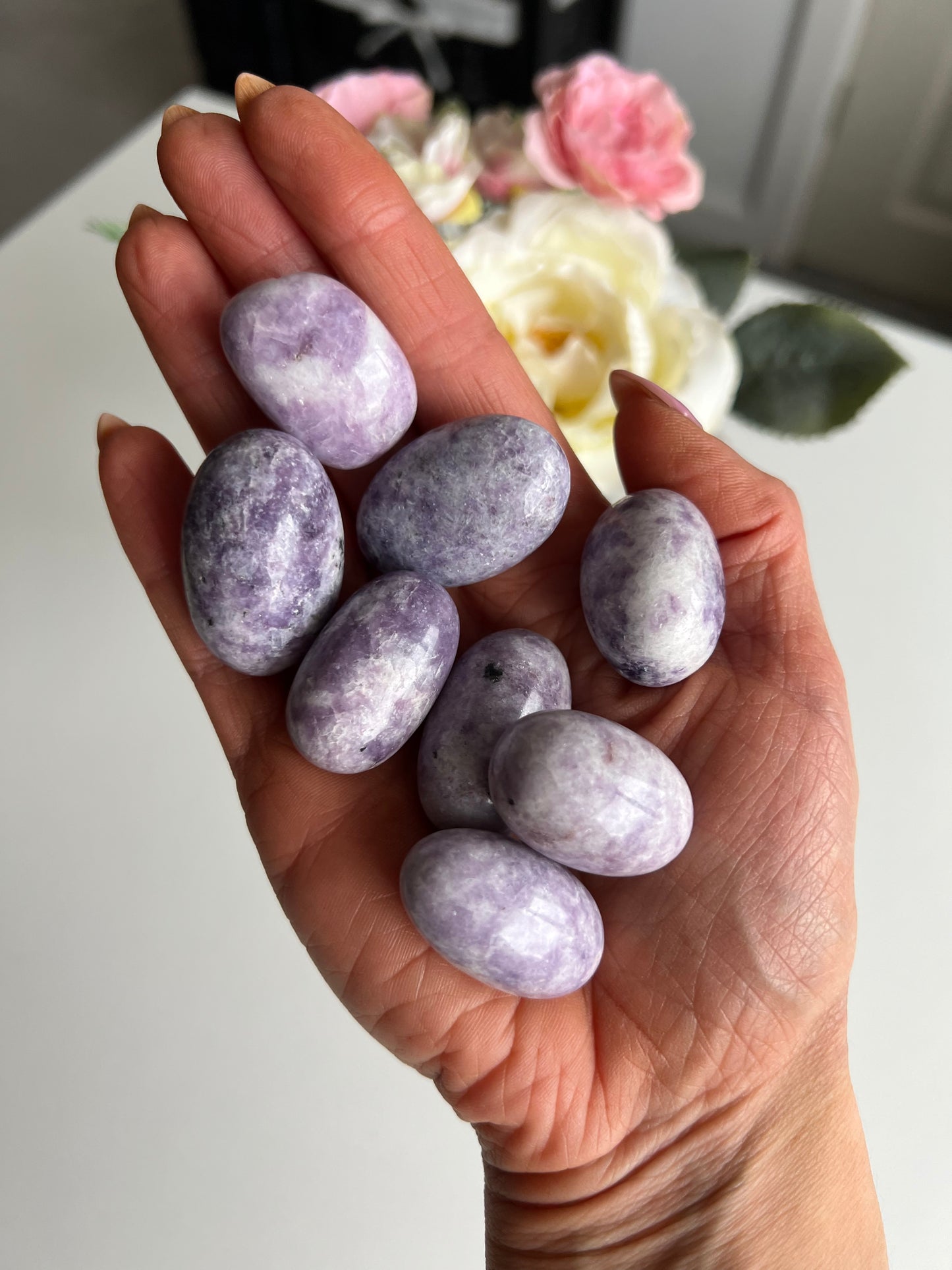 Lepidolite Tumbles