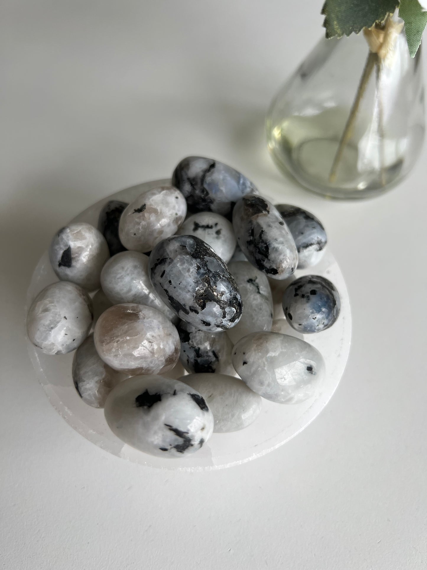 Rainbow Moonstone Tumbles