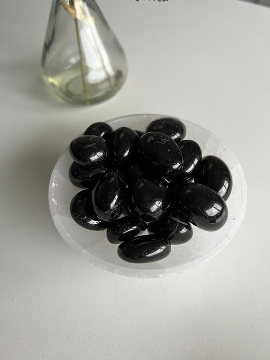 Black Tourmaline Tumbles